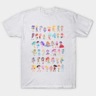 Chibi Ladies T-Shirt